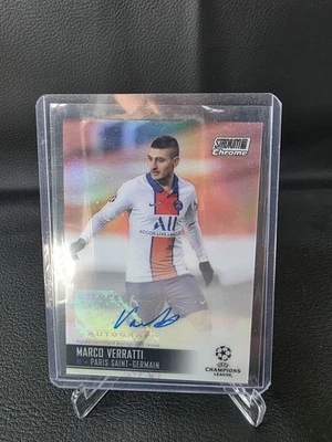 MARCO VERRATTI - PS-G. 2020/21 TOPPS CHROME AUTOGRAPH  #CA-MV - Image 1 of 2