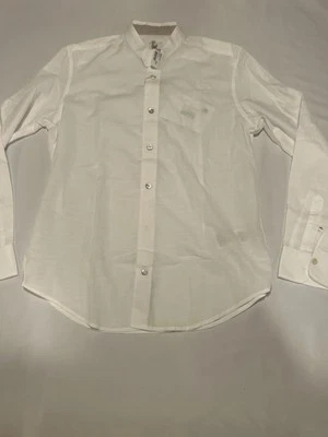 Camisa masculina slim fit de algodão Eleventy. M. $255 - Imagem 1 de 4