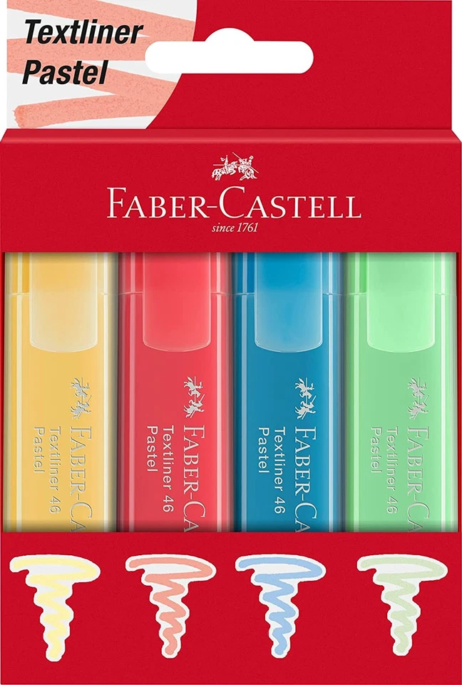 Faber Castell Textmarker Textliner 4er-Set - Bild 1 von 1