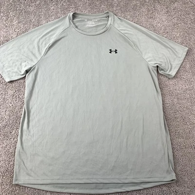 Under Armour Tech Tee T-Shirt Men's XL Green Short Sleeve Lightweight - Image 1 of 4