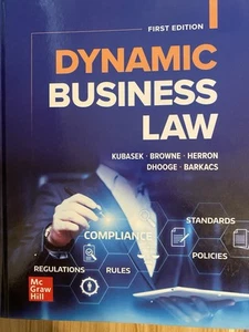 dynamic business law 1st edition isbn:978-1-26-535837-2 mcgraw hill - Picture 1 of 3