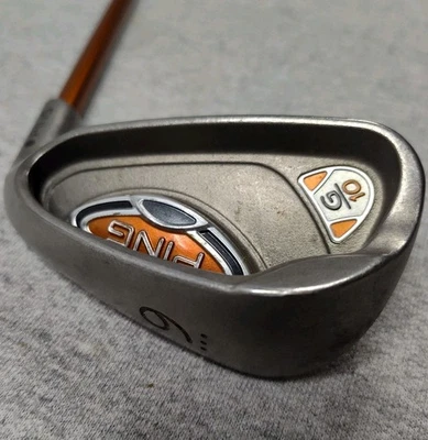 Ping G10 (Black Dot) 9 Iron TFC129 Soft Regular Ping Grip 35.5” Right Handed  - Image 1 of 4