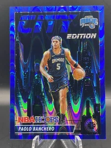 Paolo Banchero 2023-24 Panini NBA Hoops Premium City Edition Blue Prizm /99 SSP - Picture 1 of 2