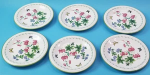 Set 6 piatti insalata Studio Nova Garden Bloom 7 3/4" bordo verde floreale Y2372 - Foto 1 di 9