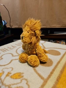 Jellycat London Approx 9" Mumble Lion Stuffed Animal Golden Brown Plush - Picture 1 of 12