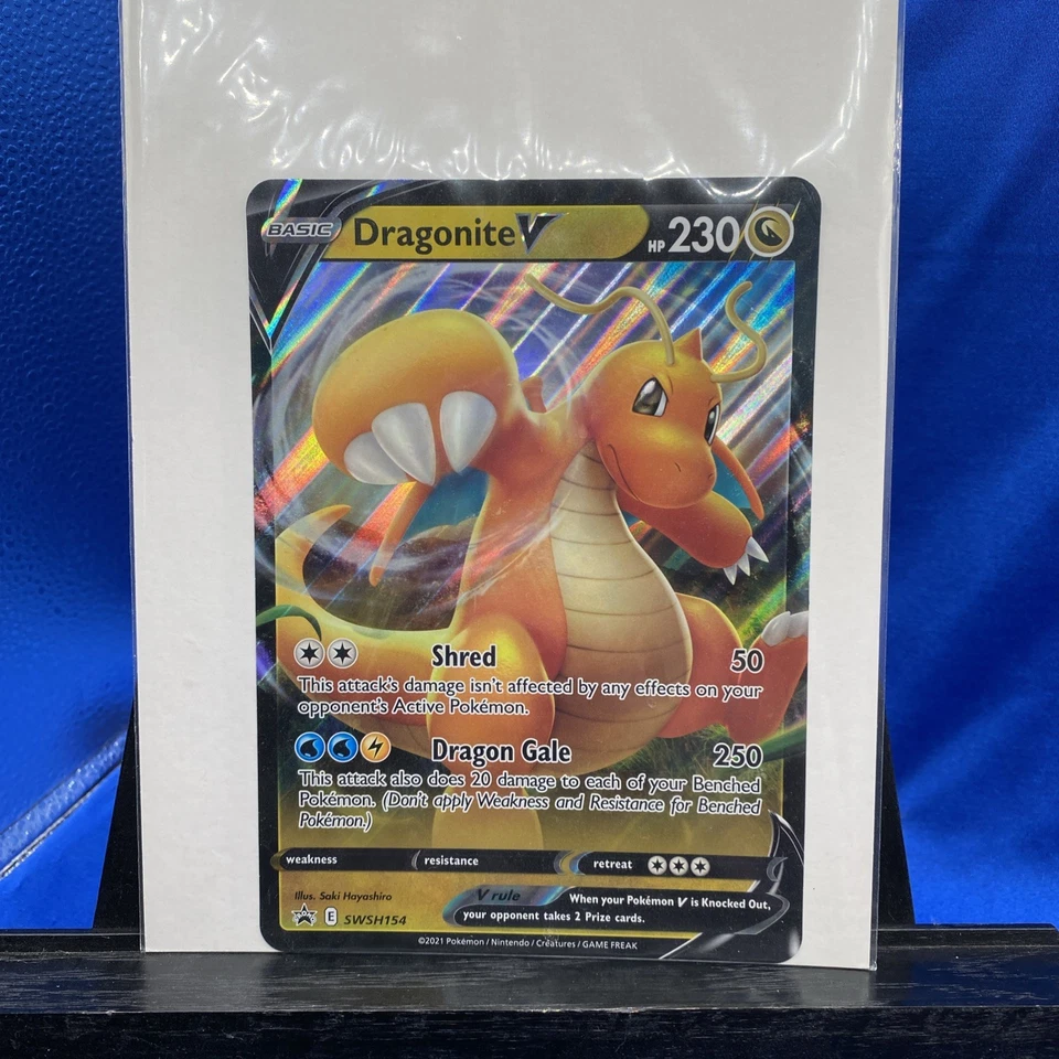 Dragonite V SWSH154 SWSH: Sword & Shield Promo Cards Holo - Image 1 of 3