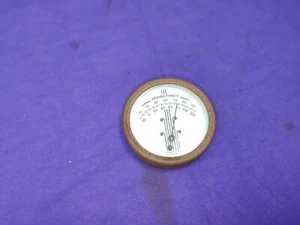 Vintage Metal Fahredheit Temperature Gauge Hanging Steampunk Hot Rod Chevy Ford - Picture 1 of 7