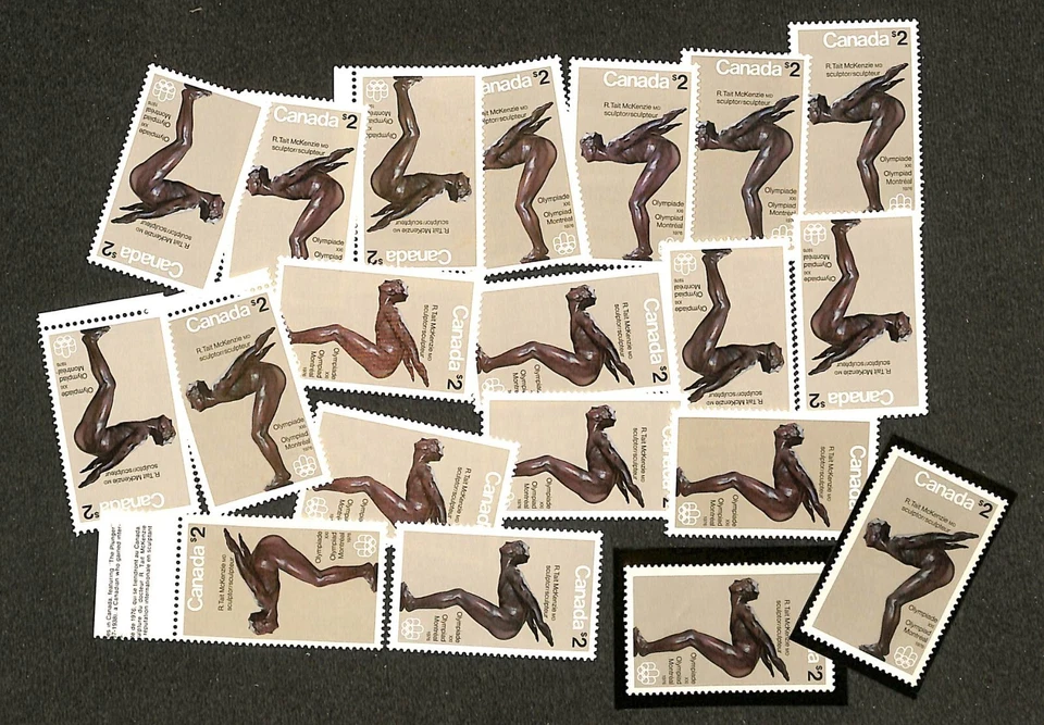 CANADA - 657 - Olympic Scuptures - MNH = Wholesale Lot of 20 Stamps - Image 1 of 1