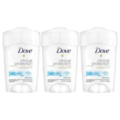 3 PK Dove Clinical Protection Antiperspirant Deodorant 1.7oz - Image 1 of 4