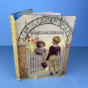 A Child's Garden of Verses 1932 Platt & Munk Edition Color-Illustrated - Picture 1 of 12