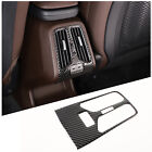 Soft Carbon Fiber Rear Air outlet Panel Sticker Trim Fit BMW X1 2023-2024