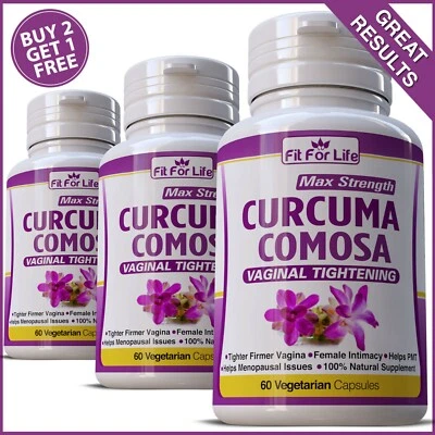 PÍLDORAS HERBALES ESTIRAMIENTO VAGINAL CÚRCUMA COMOSA CÁPSULAS MÁS APRETADAS DETENER EL OLOR PMS Foto 1 de 4