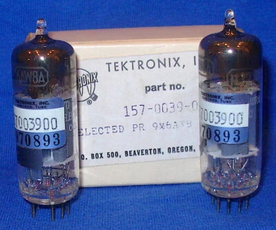 Par seleccionado NOS/NUEVO EN CAJA 6AW8A para Tektronix 157-0039-00 Foto 1 de 2
