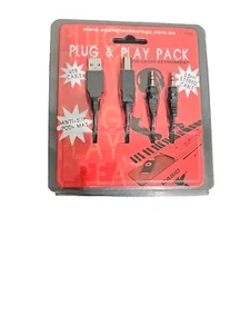 USB & 3.5 mm Stereo Cables For Casio Keyboards - Picture 1 of 3