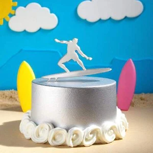 Surfer Shaped Cake Toppers - Picture 1 of 11
