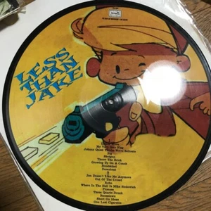 Less Than Jake / Pezcore 12" Picture Disc 1996 LP Rhetoric Records Rhet028 - Picture 1 of 2