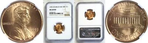 1995 1C Doubled Die Lincoln Cent - NGC MS-68 RD - Picture 1 of 3