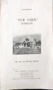VERKAUFSDATEN FÜR "NEUE FARM", jetzt GIBBYS COTTAGE, JEVINGTON, BRANDNEU 26 5QA. - Bild 1 von 4