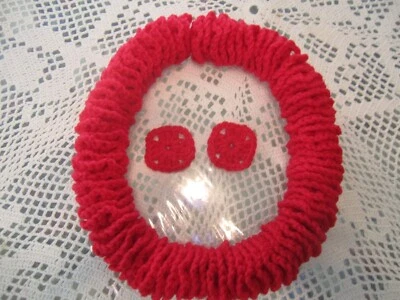 *** 80-1-1/2" GRANNY CENTERS TODO ROJO, STARTERS GRANNY SQUARES Foto 1 de 3