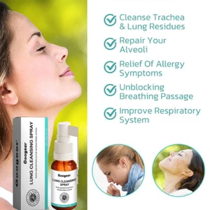 Herbal Lung Cleanse Spray Mist-powerful Lung Support Inflammation Quit Sore Q8O9 - Picture 1 of 10