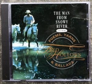 FRED HOLLOWS Poetry CD MAN FROM SNOWY RIVER in exc cond 1991 AUSSIE YARNS - Picture 1 of 4