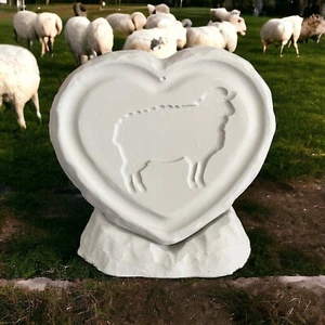 Sheep Wool Lamb Ornament Home Garden Personal Farm Animal Best Lovers Treat - Picture 1 of 4