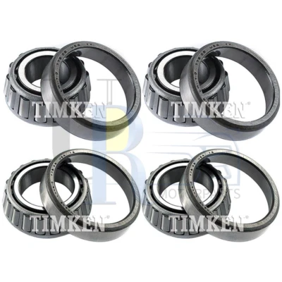 Juego de 4 cojinetes de rueda delantera y carreras Timken para Alfa Romeo Alfetta 1975-1975 Foto 1 de 4