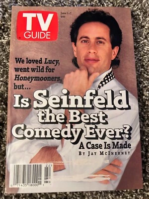 TV Guide Is Seinfeld The Best Comedy Ever? (June 1-7, 1996) VERY NICE - Image 1 of 4