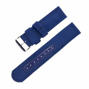 18mm 20mm 22mm 24mm Military Canvas Nylon Watch Band Strap Bracelet
