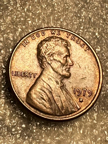 1979 -D Lincoln Memorial Cent Filled D Error Coin Cover