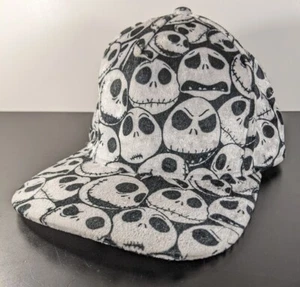 Disney Nightmare Before Christmas Jack Skellington All-Over Velvet Snapback Hat - Picture 1 of 11