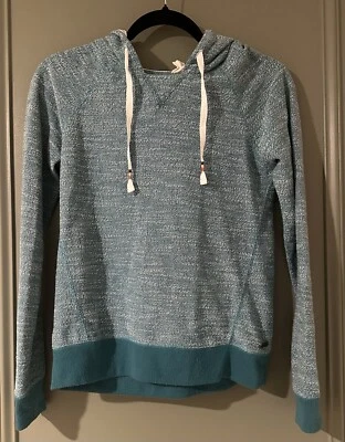 Roxy Blue Hoodie Pullover Sweater Light Jacket Sweatshirt Women’s Size Medium - Image 1 of 4