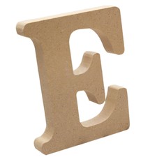 Wooden Alphabet DIY Art Craft Letters Sign Party Wedding Nursery Decor E