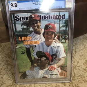 sports illustrated 1983 Pete Rose/Morgan/Perez CGC 9.8 Highest Graded - Picture 1 of 2