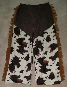 AS IS Gymboree Girls Cowgirl Pants Size 7-8 Halloween Costume Brown Fringe AS IS - Picture 1 of 8