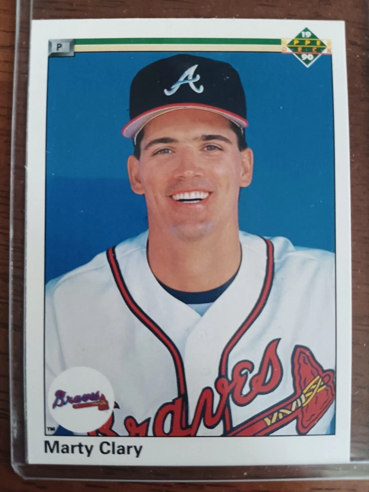 MARTY CLARY ATLANTA BRAVES 1990 UPPER DECK BASEBALL CARD #779 - Image 1 of 1
