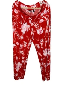 NWT Isaac Mizrahi Printed Pants Large - Picture 1 of 5
