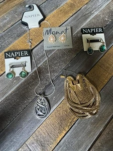 Lote De (5) Napier Monet Pulsera Pendientes Collar Nuevo Lote Mixto - Imagen 1 de 1