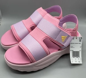 ADIDAS Mehana Sandals Kids Sz 6 Pink Slingback Adjustable Slides ID7908 NWT #427 - Picture 1 of 7