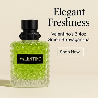 Valentino Donna Born in Roma Green Stravaganza 3.4 oz EDP Spray for Women New - Image 1 of 4