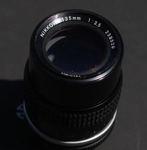 Nikon Nikkor 135mm f/3.5 Prime Telephoto Lens for F-Mount - Picture 1 of 6