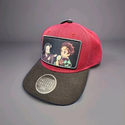 Demon Slayer Snapback Baseball Style Hat Cap Bioworld Kimetsu No Yaiba New w/Tag - Image 1 of 4
