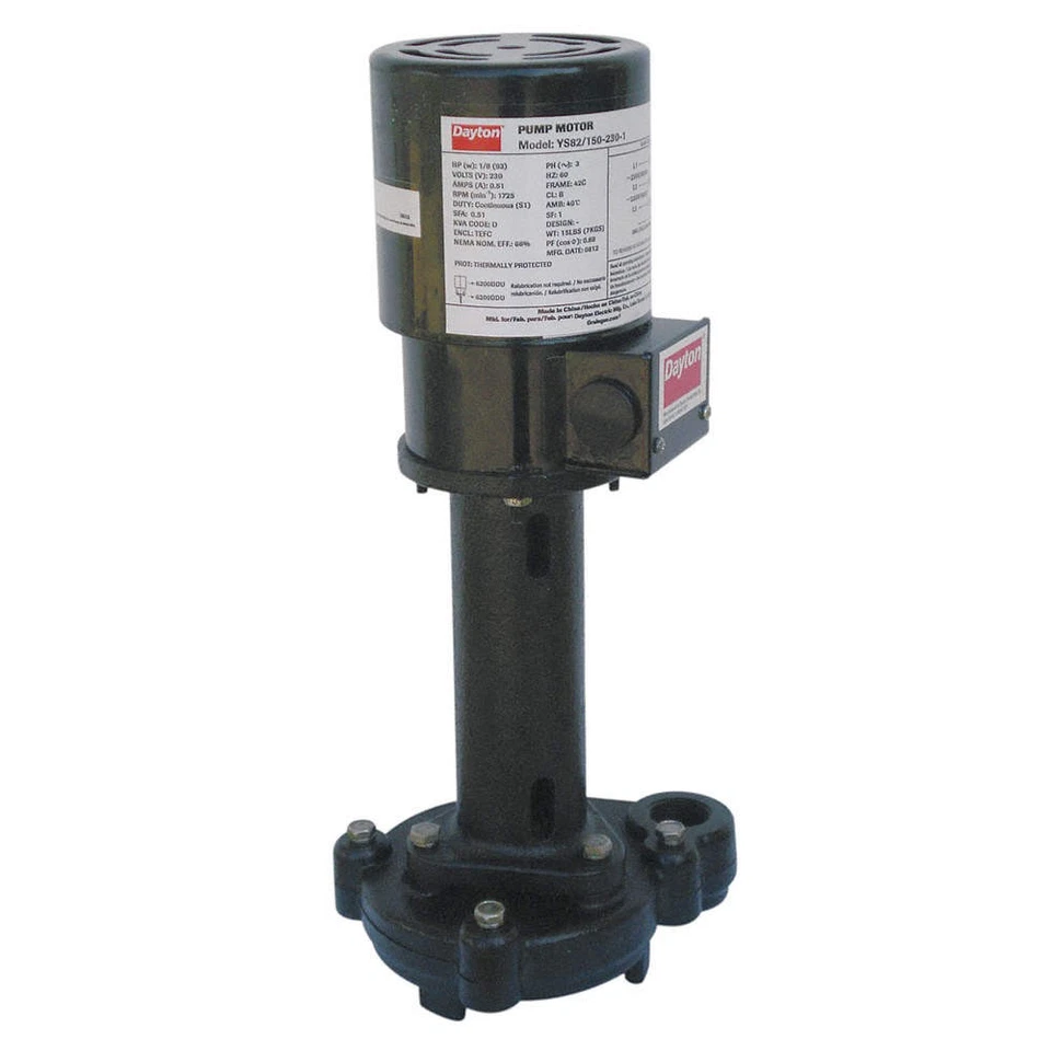 Bomba máquina herramienta DAYTON 4JPH4, 1/8 HP, 230 V AC 4JPH4 Foto 1 de 1