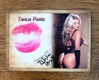 Thalia Paris Penthouse Pet Authentic Signed Kiss Card Collectors Expo 🔥💋