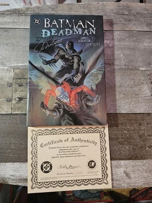 Batman Deadman HC - Signed James Robinson and John Estes 184/300 COA - 1996 NM/M - Image 1 of 4