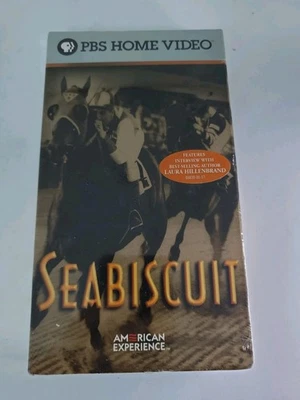 Seabiscuit 2003 VHS Warner Brothers PBS Home Video Horse History New & Sealed - Imagem 1 de 4
