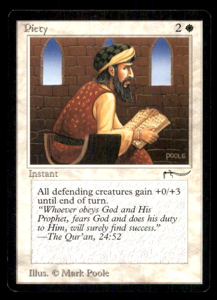 MTG Piety LP Light Play Arabian Nights [4406] - Image 1 of 1