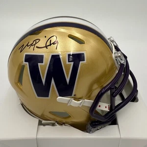 MICHAEL PENIX JR SIGNED/AUTO'D WASHINGTON HUSKIES RIDDELL SPEED MINI HELMET--BAS - Picture 1 of 7