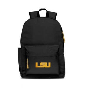 LSU Tigers Campus Laptop Backpack- Black - Picture 1 of 3