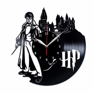 Harry Potter Vinyl Record Wall Clock Home Art Decor Handmade 12'' 75 - Picture 1 of 11